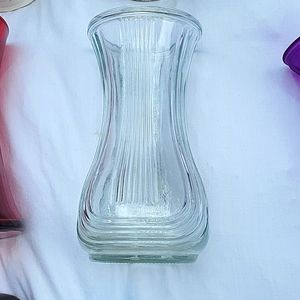 Vintage glass Hoosier vase